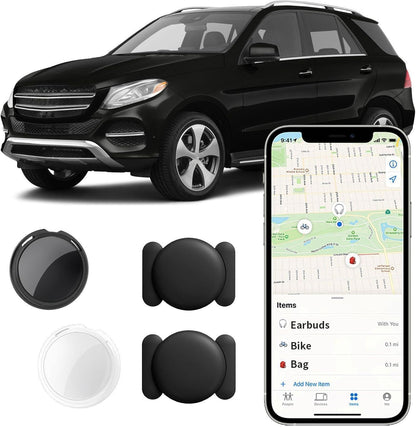 2Pcs GPS Tracker Support  Find My(iOS Only), No Month Fee NO Subscription No SIM