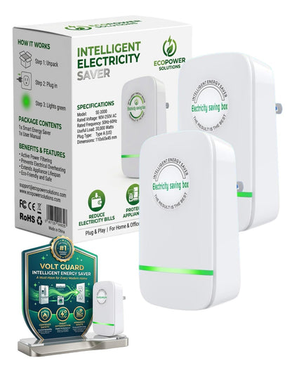 Stopwatt SmartPlug Device US Plug 90V-250V 30KW 2 Pack