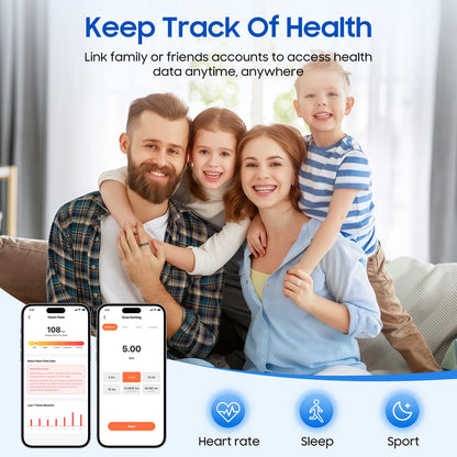 Smart Health Ring, Featuring Stress and Sleep Monitoring Functions