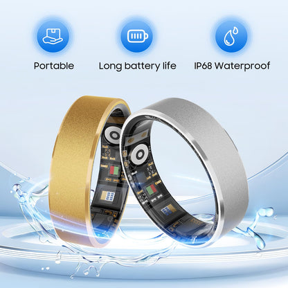 Smart Health Ring, Featuring Stress and Sleep Monitoring Functions
