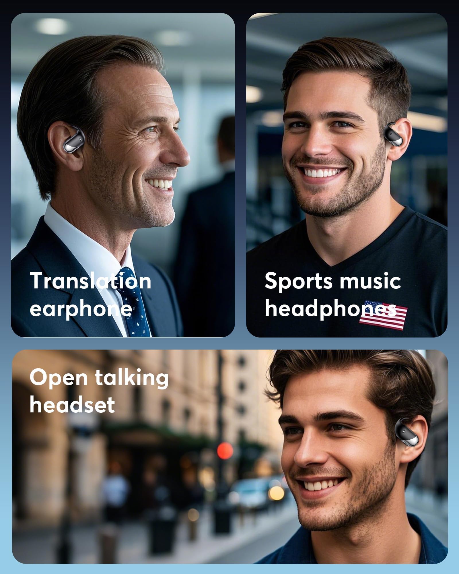 Q16 AI Translation Earbuds 198 Languages Real-Time